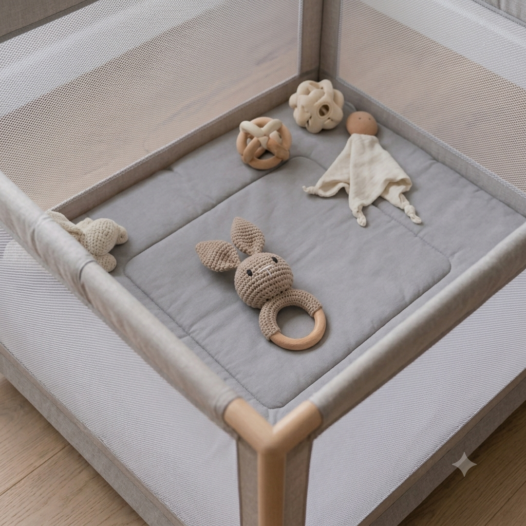 Handcrafted Rabbit Rattle Grasping Toy